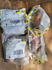 Lot of 4 ,Viega 77043 77072 st 90 ProPress 2" 45 Degree Elbow, Copper 2 "x 2"