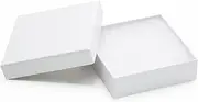 [Magicool Hanger] Magicool 96 Pack 3.5x3.5x1 Inch Cardboard Jewelry Boxes,Used for Necklaces,Bracelets,Earrings,Jewelry,Small Gift Packaging,Jewelry Gift Boxes with Lids and Filled with Cotton(White)