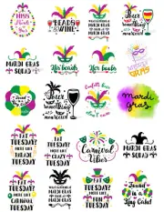 Mardi Gras Ephemera Card Making Junk Journal Scrapbook Supplies Collage Crafts