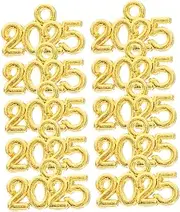 [COOLHIYA] 2025 Charms for Diy Jewelry Making Keychain Bracelet Necklace Graduation Present