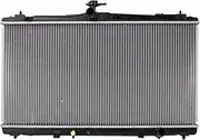 TRQ Radiator Assembly Aluminum Core Compatible with 13-18 Toyota Avalon 12-17 Camry CU13270 TO3010340