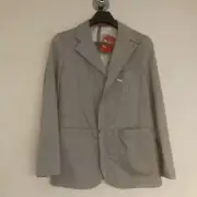 Puma Men’s Golf Sport Jacket Limestone Grey Small NWT