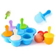 Ice Cream Ball Maker Popsicles Molds Ice Cream Silicone Mold Baby Fruit Shake