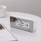 Large Screen LED Digital Clock Snooze Function Bedside Desktop Clock