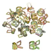 ID 5mm 10mm 3/16" 3/8" Fuel Line Hose Clip,Pipe Clamp,Spring Hose Clamp,20PCS