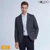 在飛比找蝦皮商城優惠-【G2000】時尚雙釦格紋西裝式外套(灰色) | 18113