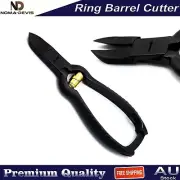 Ring Barrel Cutter Black Spring Action Clipper Nails Trimmer Manicure Podiatry