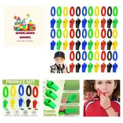 50/100PCS Plastic Referee Whistle with Bracelet Loud Crisp Sound Sports Whist...