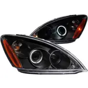 Black Clear Lens Headlight Assembly w/Halo for 04-06 Mitsubishi Lancer [CCFL] (for: Mitsubishi)