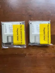 Vintage 1992 1993 NEW Sealed Microsoft Access Database Floppy Discs 3.5"