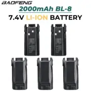 5PC 2000mAh Baofeng UV-82 Battery for Baofeng UV82 UV-8D UV-89 UV-82HP UV-82HX