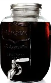 Willow & Everent Glass Cold Brew Coffee Maker - 1 Gallon Iced Tea"NWT"