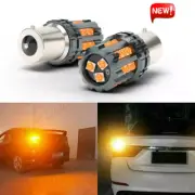 For Honda Accord 1998-2015 1157 Amber Switchback LED Turn Signal Lights