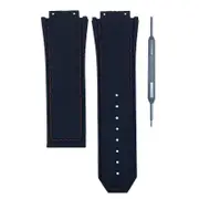 30mm Black Rubber Watch Band Strap For Watch Spring Bar Tool Man Gift