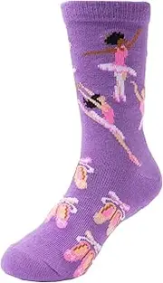 [Spencer Flynn] BALLERINAS (Kids 4-6yrs) | Fun Happy Gift Socks For Girls - Quirky Novelty Present for Kids