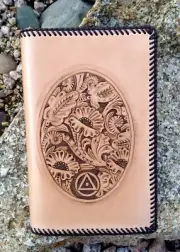 AA Standard Big Book Cover - FREE Sobriety Date
