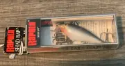 rapala shad rap SSR-5 s 2" 3/16oz shallow running silver-black #142