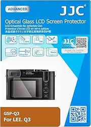 JJC Dedicated Tempered Glass Screen Protector Film for Leica Q3 Camera, 0.3mm Ultra-Thin, 9H Hardness, 2.5D Round Edges