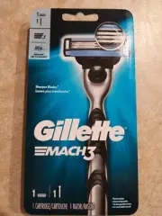 New Gillette Mach3 Razor Shaver 1 Cartridge 1 Razor