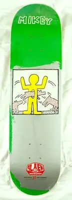 Keith Haring Mikey Taylor Alien Workshop Skateboard Rare modern pop art NOS Rare