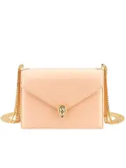Bulgari Serpenti Forever Shoulder Bag in Peach