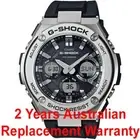 CASIO G-SHOCK G-STEEL SOLAR WATCH GST-S110 BLACK SILVER GST-S110-1A 2Y WARRANTY