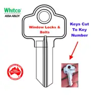 Replacement WHITCO CYL4 Window Lock & Bolt Keys Cut To Key Number-Free Postage