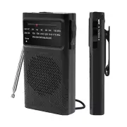 Upgraded Portable Radio AM FM Transistor Radio with Loud Speaker & Headphone ...