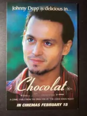 MOVIE / FILM POSTCARD, Chocolat ( Johnny Depp ), 2001