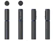 AB202 Hidden Tripod Selfie Stick Bluetooth 19.5cm Stretch Selfie Tripod For ios/Android Smartphone MeiY-Black&Blue