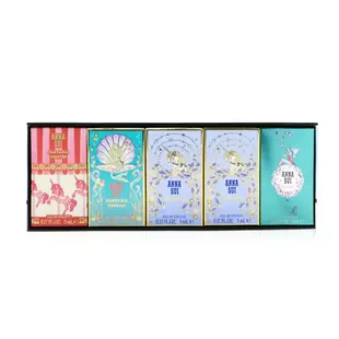 安娜蘇 Anna Sui - 袖珍小禮盒 : Secret Wish 淡香水 5ml + Fantasia 淡香水5ml x2 + Fantasia Mermaid 淡香水 5ml + Fantasia Forever 淡香水 5ml