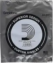 D'Addario J6201 Plain Steel Mandolin Single String, .010