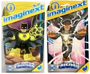 Imaginext DC Super Friends BLACK ADAM +YELLOW LANTERN BATMAN 2Single Packs $6Sh
