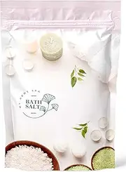 Resealable Standup Bags 5x8 inches. 60 Pk – Airtight, Waterproof, Zip Lock Seal and/or Heat Seal - Opaque Foil Pouch - Food Grade Bags For long shelf-life Storage (60 pck Large, Bath Aromatics)
