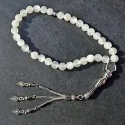 SELENITE Stone Tasbih - Misbaha - Worry Beads - Komboloi