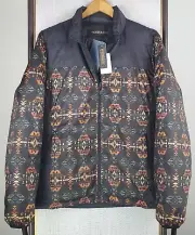 PENDLETON NEW $235 Size Large Down Filled Reversible Mens Jacket Aztec Southwest