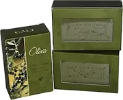 [Baronessa Cali] Oliva Green Sapone Moisturizing Olive Oil Soap - Classic Oliva Fragrance, Deep Moisturizing and Refreshing - 5.3 Ounce, Pack of 3