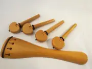 one sets of boxwood cello parts tailpiece and pegs