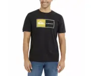 Quiksilver Men's Core Lockup T-Shirt Tee, Black, Size XL