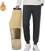 [Generic] Thermoseal - Waterproof & Windproof Thermal Pants, Fleece Lined Pants Men,2025 New Windproof Hiking Insulated Pants