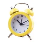Quartz Clock Alarm Clock Classic Double Bell PVC Clock Face Quartz Movement