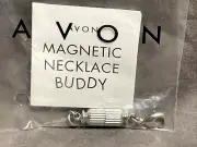 Avon Magnetic Necklace Buddy Silvertone Helper Adaptive Hook Eye Nimble Clasp