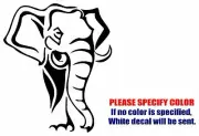 WILD ELEPHANT Funny Animal Vinyl Decal Sticker Car Window Bumper Wall laptop 9"