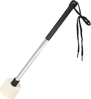 Abaodam Snare Drum Mallet with Durable Stainless Steel Drum Stick for Percussion Performance Slip Design for Enhanced Control and Comfort