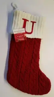 St. Nicholas Square - 21 Inch Stocking - "U"