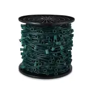 1000 FT C9/E17 UL Listed Light Cord Socket Wire Spool, Christmas Light Socket...