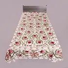 Indian Cotton Woolen Suzani Embroidery Wall Hanging Tapestry Throw Table Cover