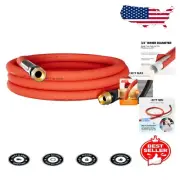 Durable 15 ft Kink-Free Garden Hose - 3/4" Inner Diameter for High Water Flow