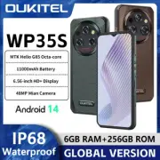OUKITEL WP35S 4G IP68 Waterproof Phone 24GB+256GB 11000mAh 48MP Triple Cameras