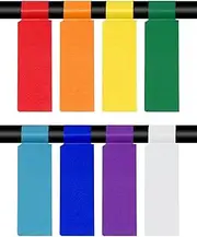 Mini Skater 240 Labels 8 Sheet Colorful Waterproof Cord Labels Tags Write on Stickers Tear Resistant Flexible Works Cord Identification Labels for Laser Printer (8 Sheet (240 Labels))